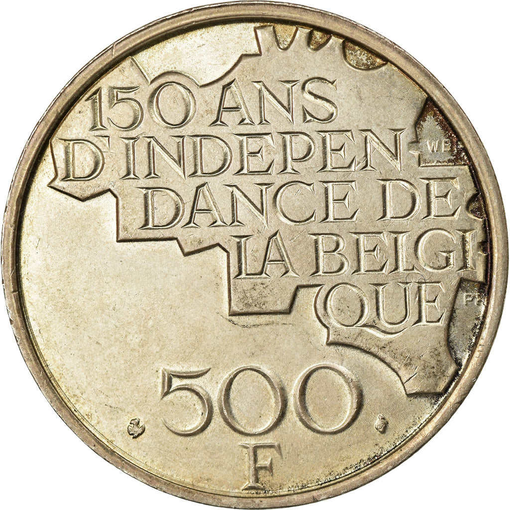 Monnaie, Belgique, 500 Francs, 500 Frank, 1980, Bruxelles, TTB+, Silver Clad