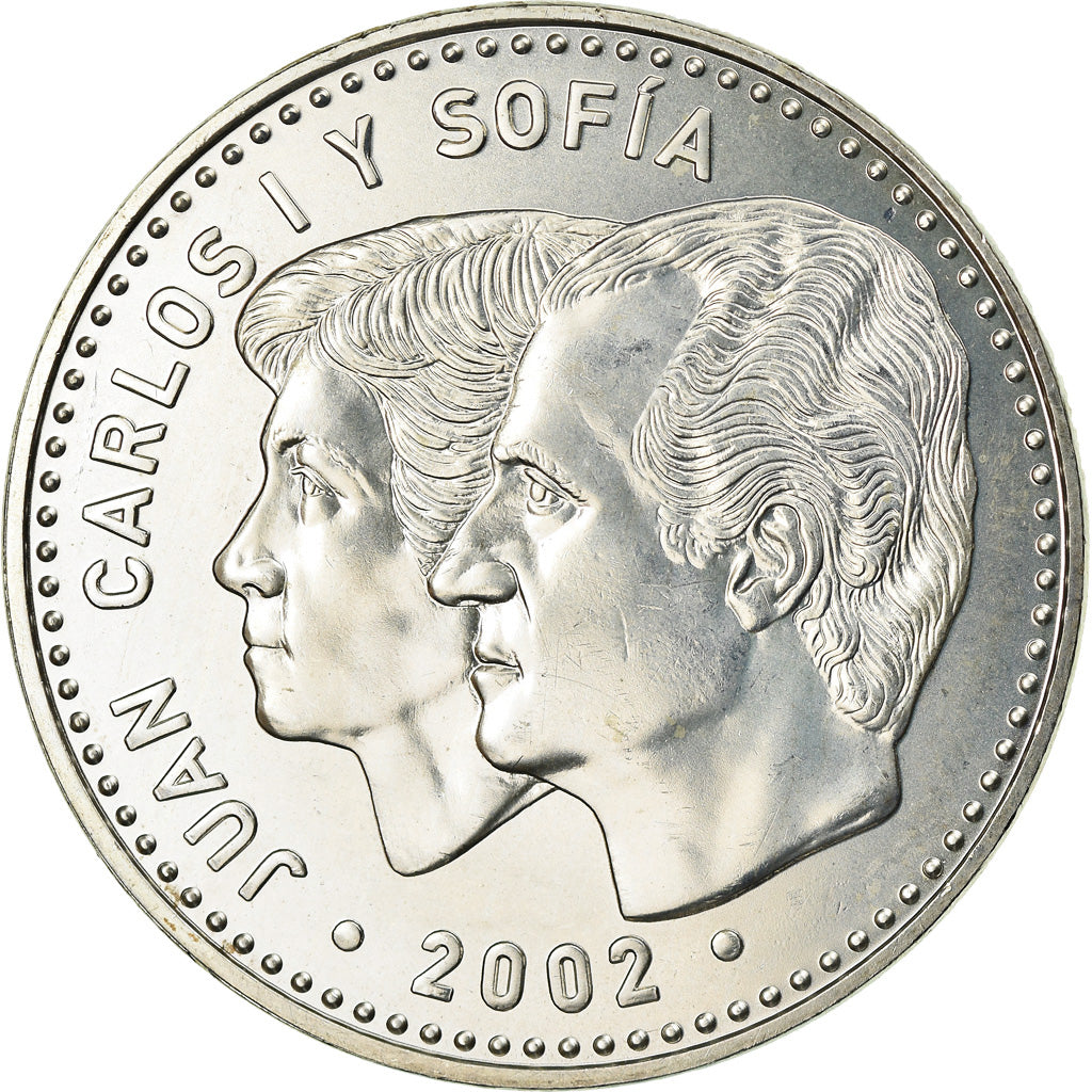 Espagne, 12 Euro, Spanish European Union Presidency, 2002, SPL, Argent, KM:1049