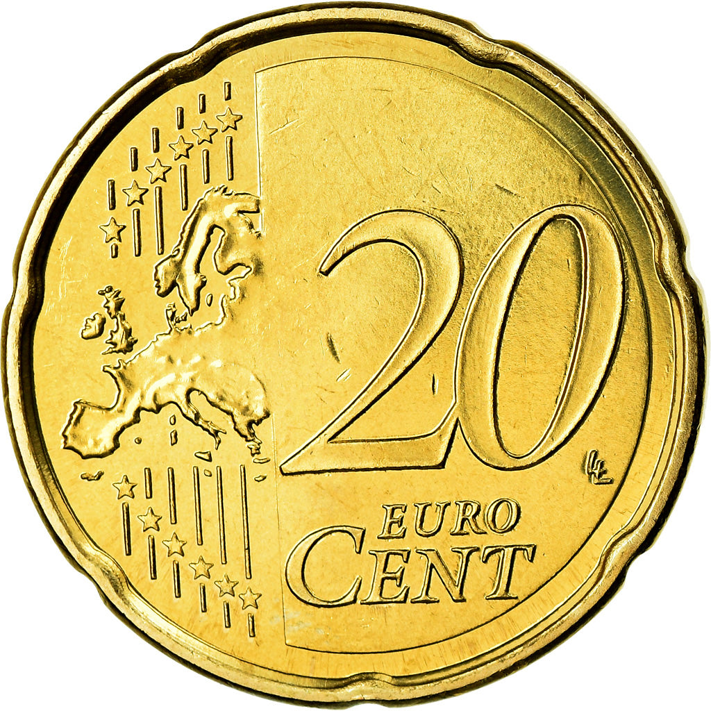 Espagne, 20 Euro Cent, 2014, SPL, Laiton