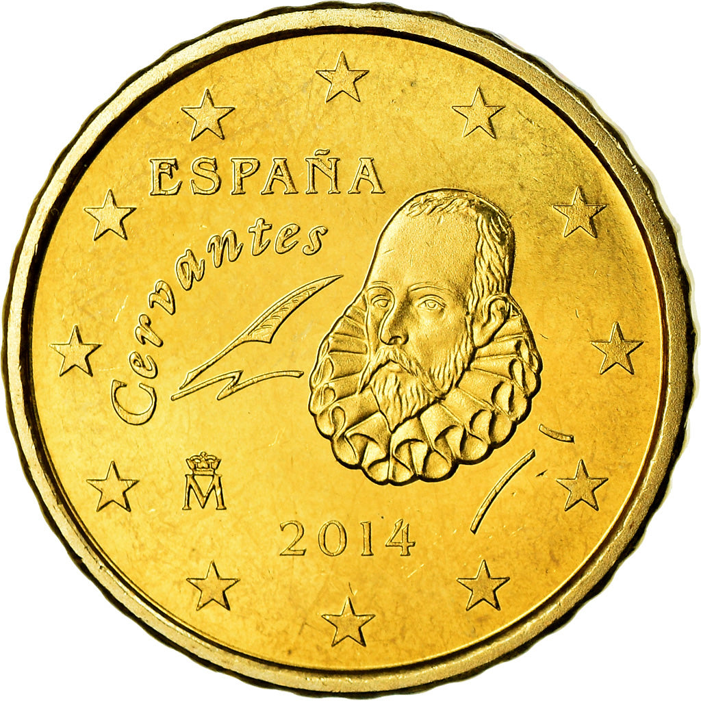 Spagna, 10 Euro Cent, 2014, SPL, Ottone