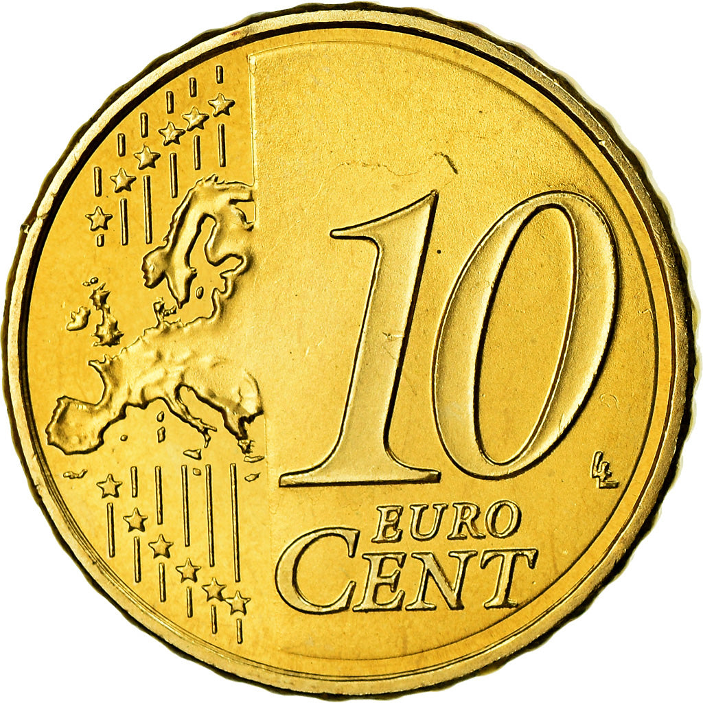 Spagna, 10 Euro Cent, 2014, SPL, Ottone