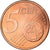 Spain, 5 Euro Cent, 2014, MS(63), Copper Plated Steel