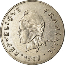 Coin, New Caledonia, 50 Francs, 1967, Paris, VF(30-35), Nickel, KM:7