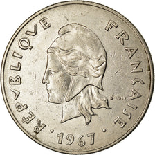 Coin, New Caledonia, 50 Francs, 1967, Paris, VF(30-35), Nickel, KM:7
