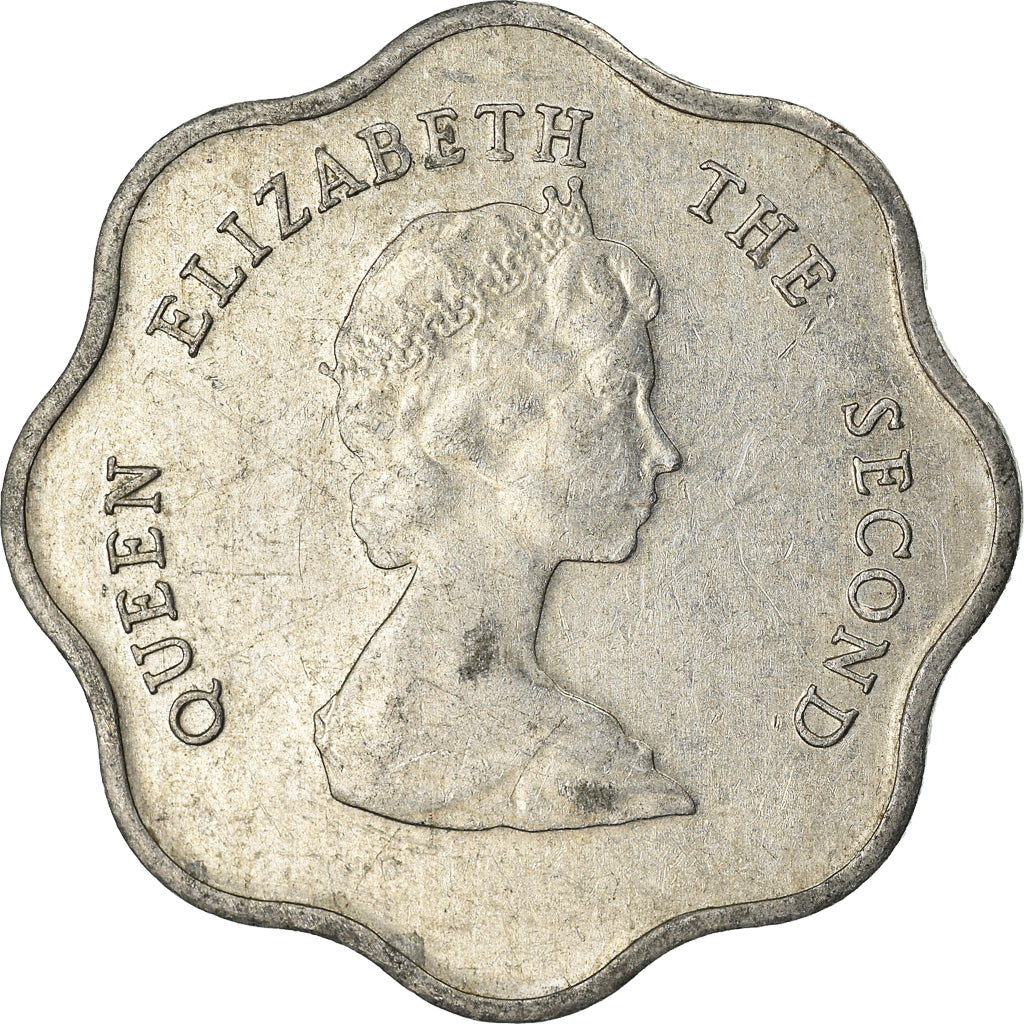 Moneta, Państwa Wschodnich Karaibów, Elizabeth II, 5 Cents, 1987, EF(40-45)