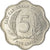 Monnaie, Etats des caraibes orientales, Elizabeth II, 5 Cents, 1987, TTB