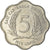 Monnaie, Etats des caraibes orientales, Elizabeth II, 5 Cents, 1987, TB+