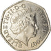 Coin, Great Britain, Elizabeth II, 50 Pence, 2007, EF(40-45), Copper-nickel