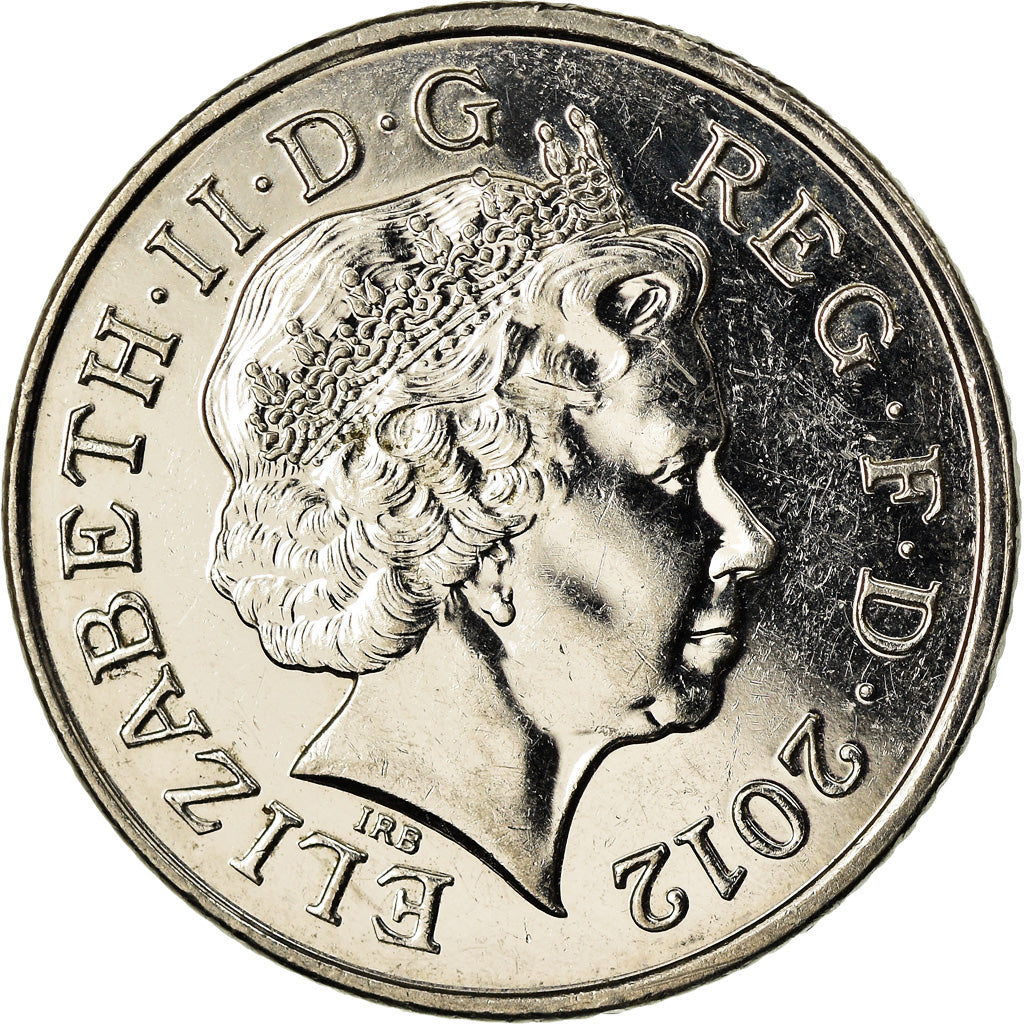 Münze, Großbritannien, Elizabeth II, 10 Pence, 2012, British Royal Mint, SS+