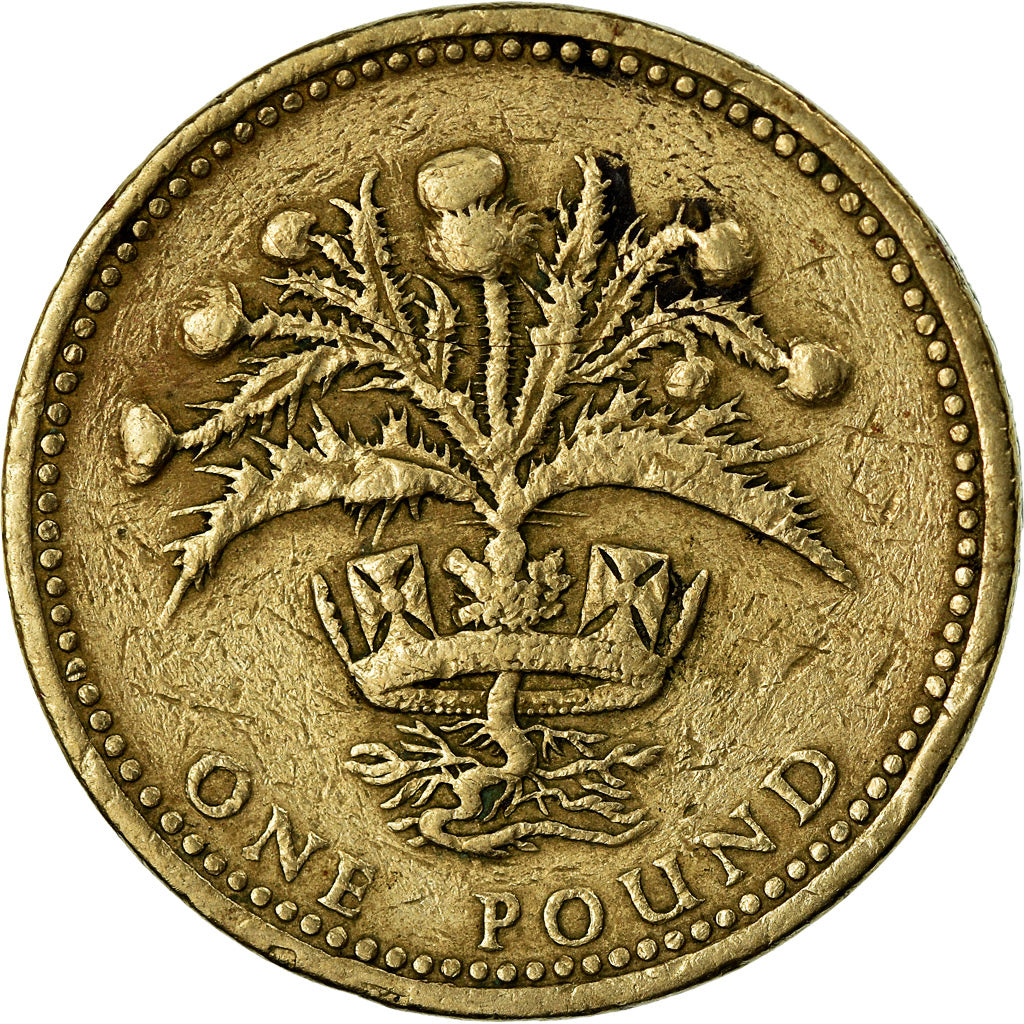 Coin, Great Britain, Elizabeth II, Pound, 1984, VF(20-25), Nickel-brass, KM:934