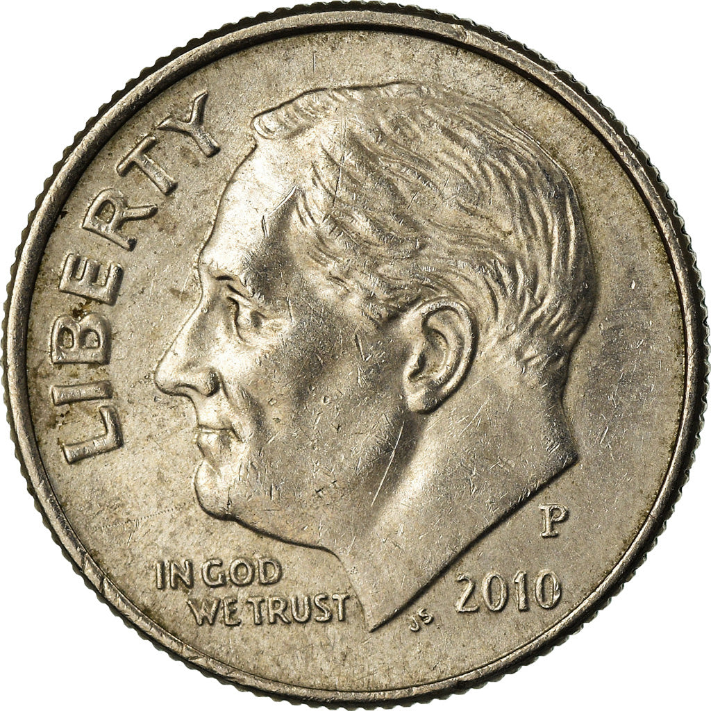 Munten, Verenigde Staten, Roosevelt Dime, Dime, 2010, U.S. Mint, Philadelphia