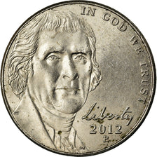 Monnaie, États-Unis, Jefferson large facing portrait - Enhanced Monticello