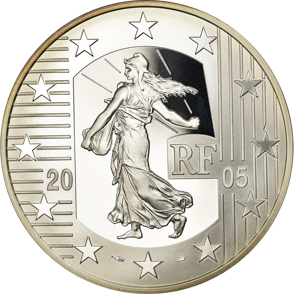 France, 1-1/2 Euro, 2005, BE, MS(65-70), Silver, Gadoury:EU130, KM:1436