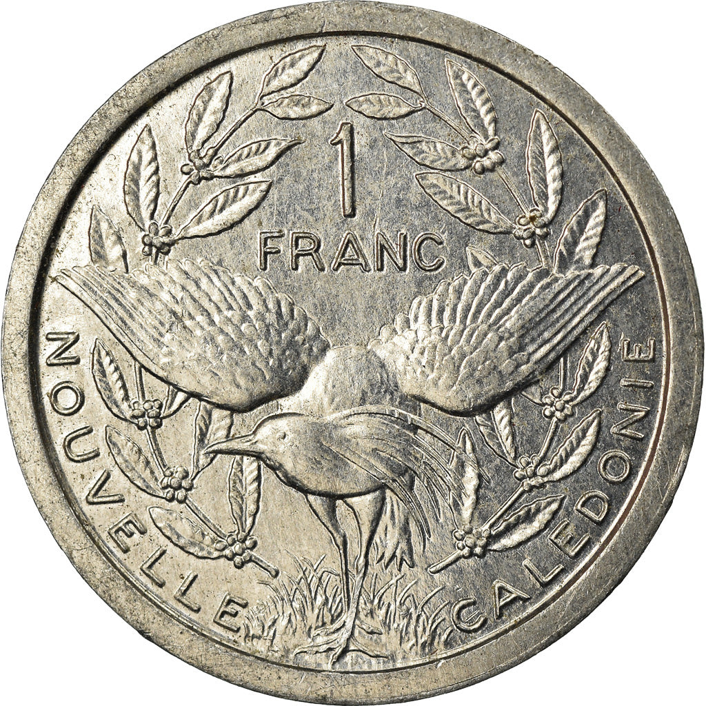 Münze, Neukaledonien, Franc, 1989, Paris, SS, Aluminium, KM:10