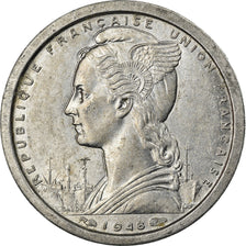 Coin, Cameroon, Franc, 1948, Paris, EF(40-45), Aluminum, KM:8