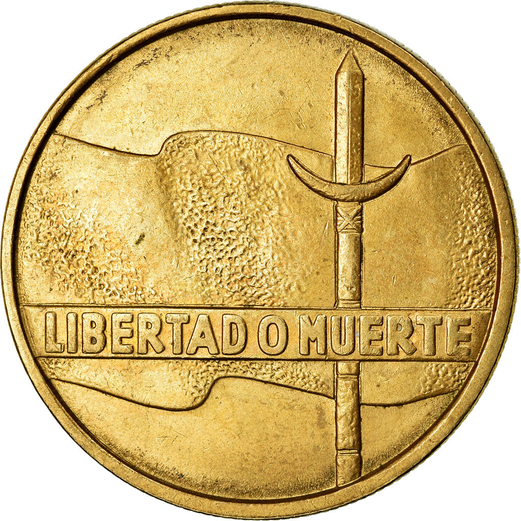 Coin, Uruguay, 5 Nuevos Pesos, 1975, Santiago, EF(40-45)