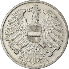 Munten, Oostenrijk, Schilling, 1952, ZF+, Aluminium, KM:2871