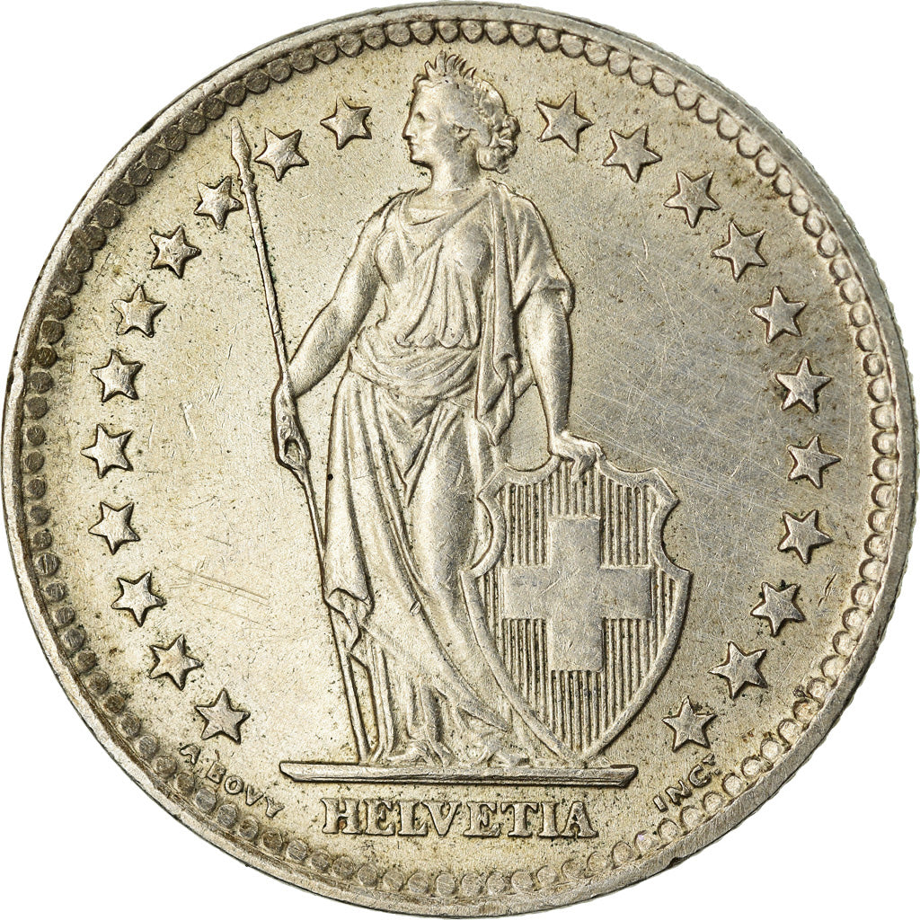 Moneta, Svizzera, 2 Francs, 1965, Bern, BB, Argento, KM:21