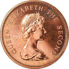 Coin, Tuvalu, Elizabeth II, 2 Cents, 1976, British Royal Mint, MS(63), Bronze