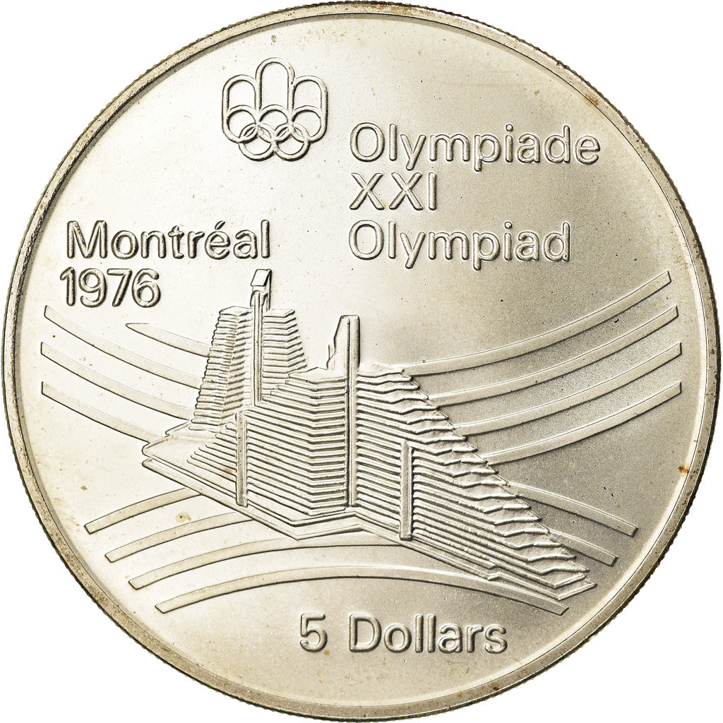 Coin, Canada, Elizabeth II, 5 Dollars, 1976, Royal Canadian Mint, Ottawa, FDC