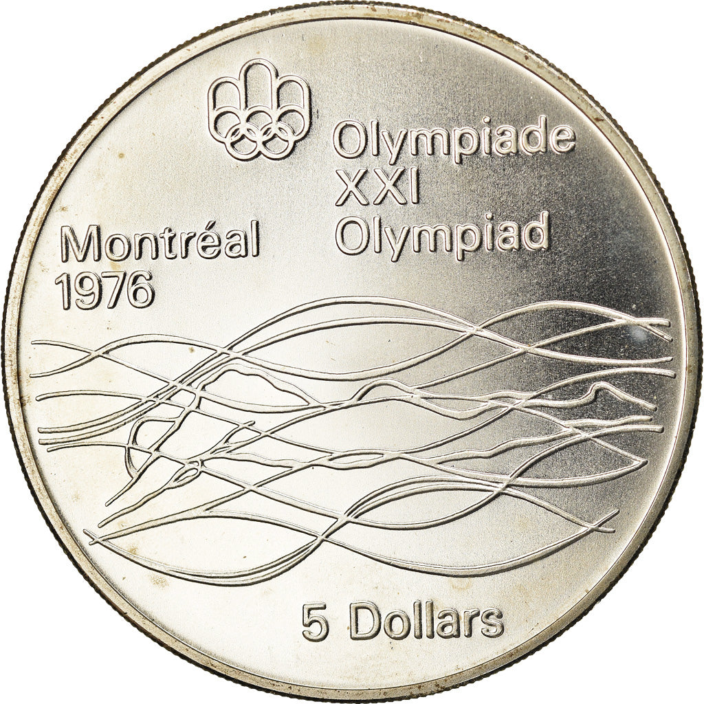 Coin, Canada, Elizabeth II, 5 Dollars, 1975, Royal Canadian Mint, Ottawa, FDC