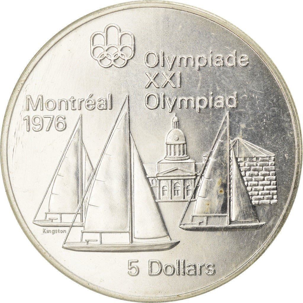 Coin, Canada, Elizabeth II, 5 Dollars, 1973, Royal Canadian Mint, Ottawa, FDC