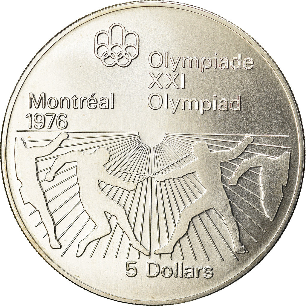 Coin, Canada, Elizabeth II, 5 Dollars, 1976, Royal Canadian Mint, Ottawa, FDC