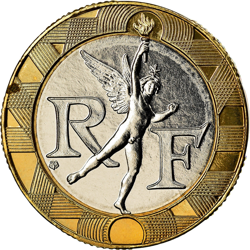 Moneta, Francia, Génie, 10 Francs, 1995, Paris, BU, FDC, Alluminio-bronzo