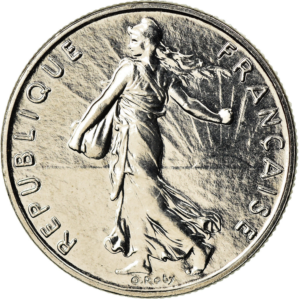 Coin, France, Semeuse, 1/2 Franc, 1995, Paris, BU, MS(65-70), Nickel, KM:931.1