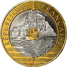 Monnaie, France, Mont Saint Michel, 20 Francs, 1993, Paris, BU, FDC