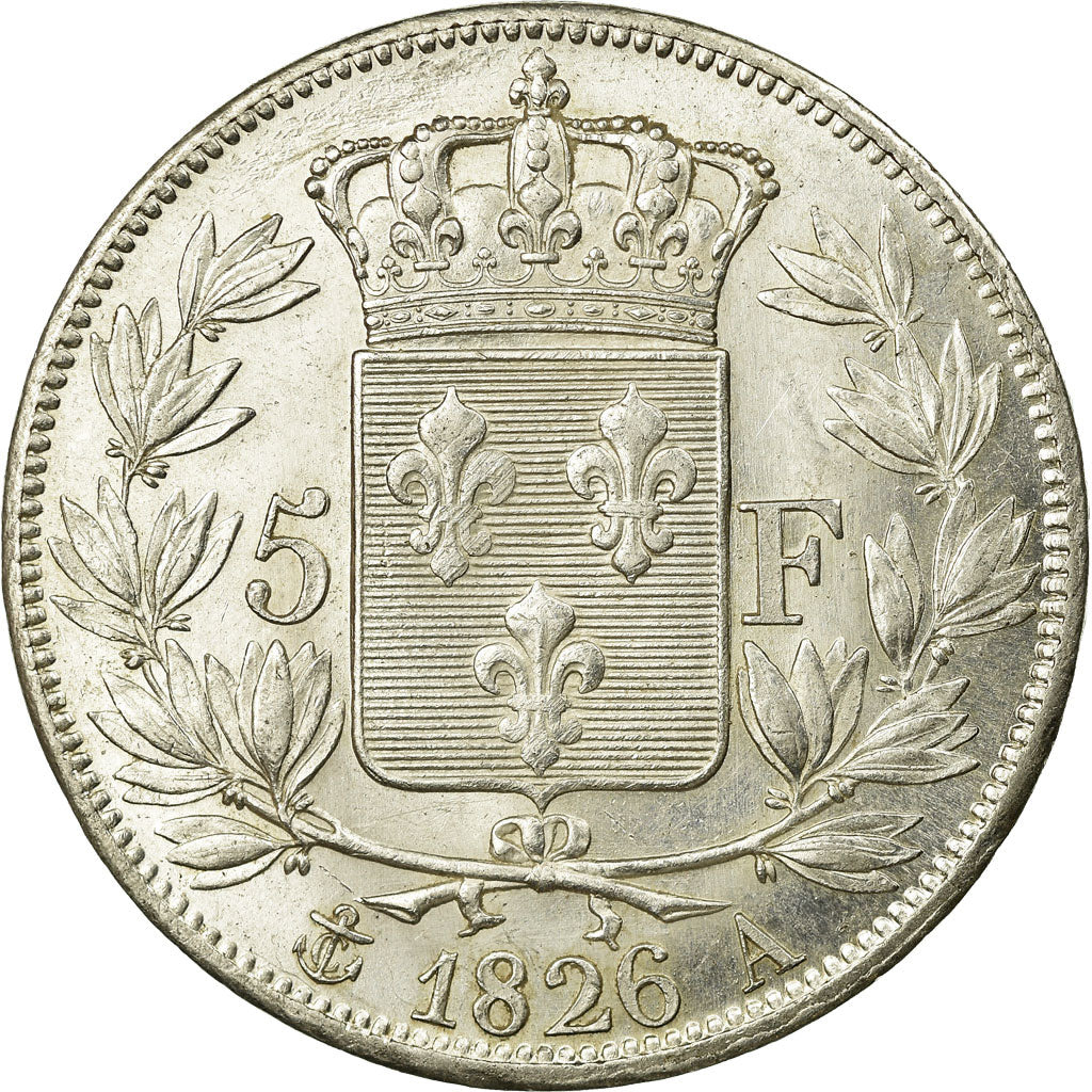 France, Charles X, 5 Francs, 1826, Paris, SUP, Argent, KM:720.1, Gadoury:643