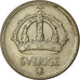Coin, Sweden, Gustaf V, 50 Öre, 1945, EF(40-45), Silver, KM:817
