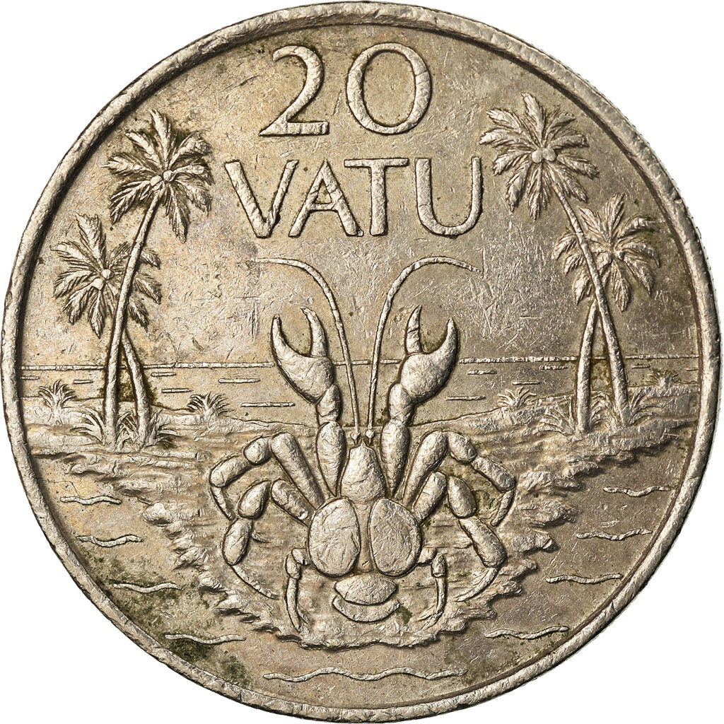 Coin, Vanuatu, 20 Vatu, 1983, British Royal Mint, EF(40-45), Copper-nickel, KM:7