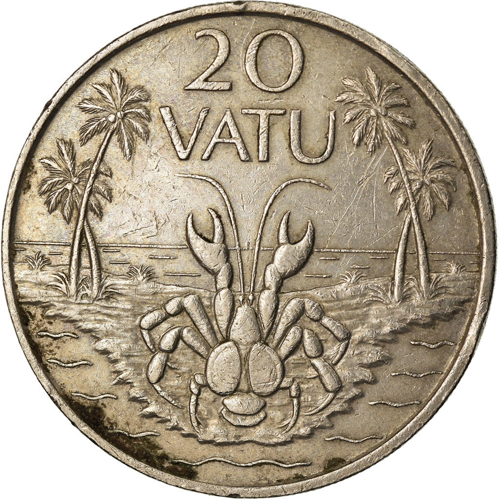 Coin, Vanuatu, 20 Vatu, 1983, British Royal Mint, VF(30-35), Copper-nickel, KM:7