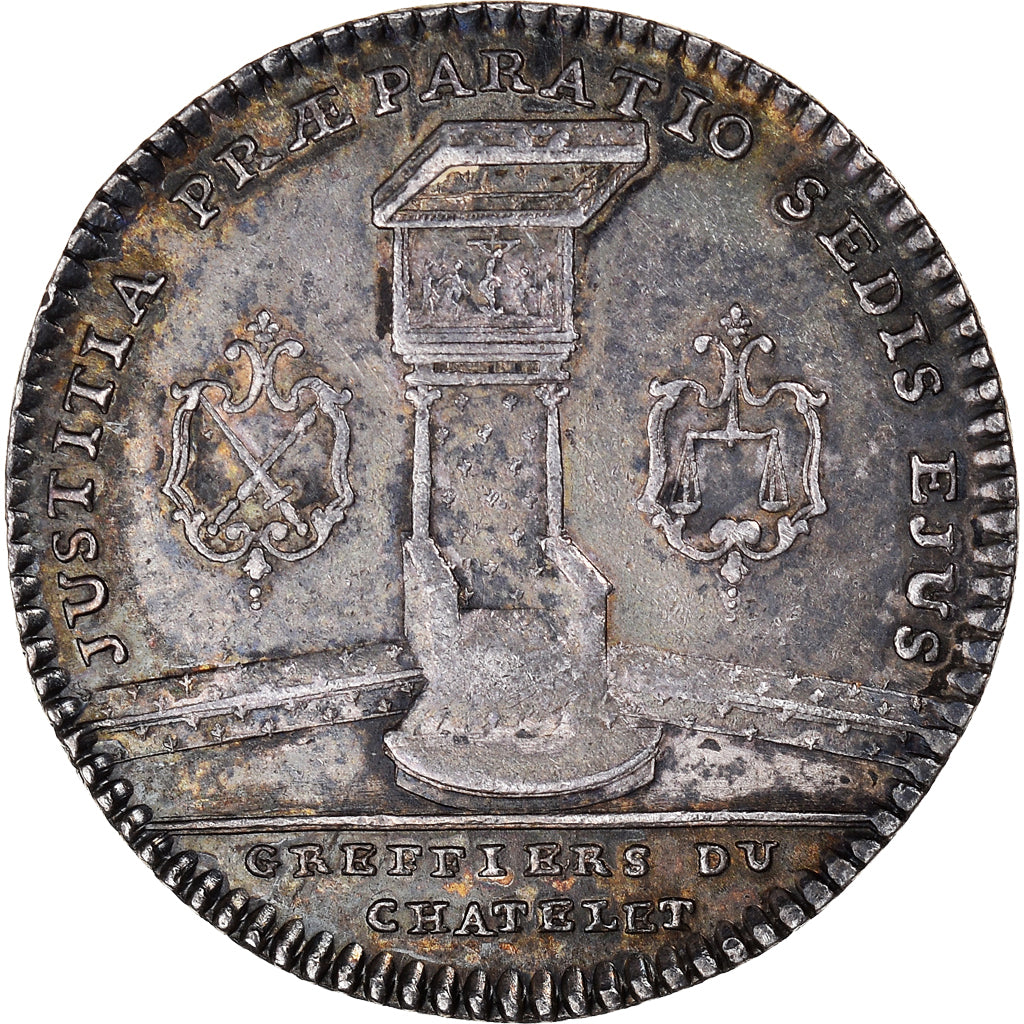 France, Token, Justice, Greffiers du Châtelet, Paris, History, AU(50-53)