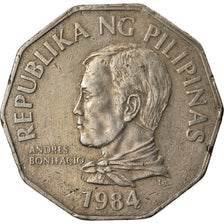 Coin, Philippines, 2 Piso, 1984, VF(20-25), Copper-nickel, KM:244
