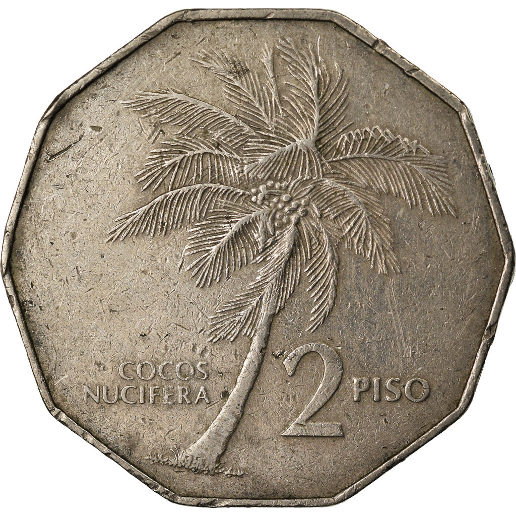 Coin, Philippines, 2 Piso, 1984, VF(20-25), Copper-nickel, KM:244