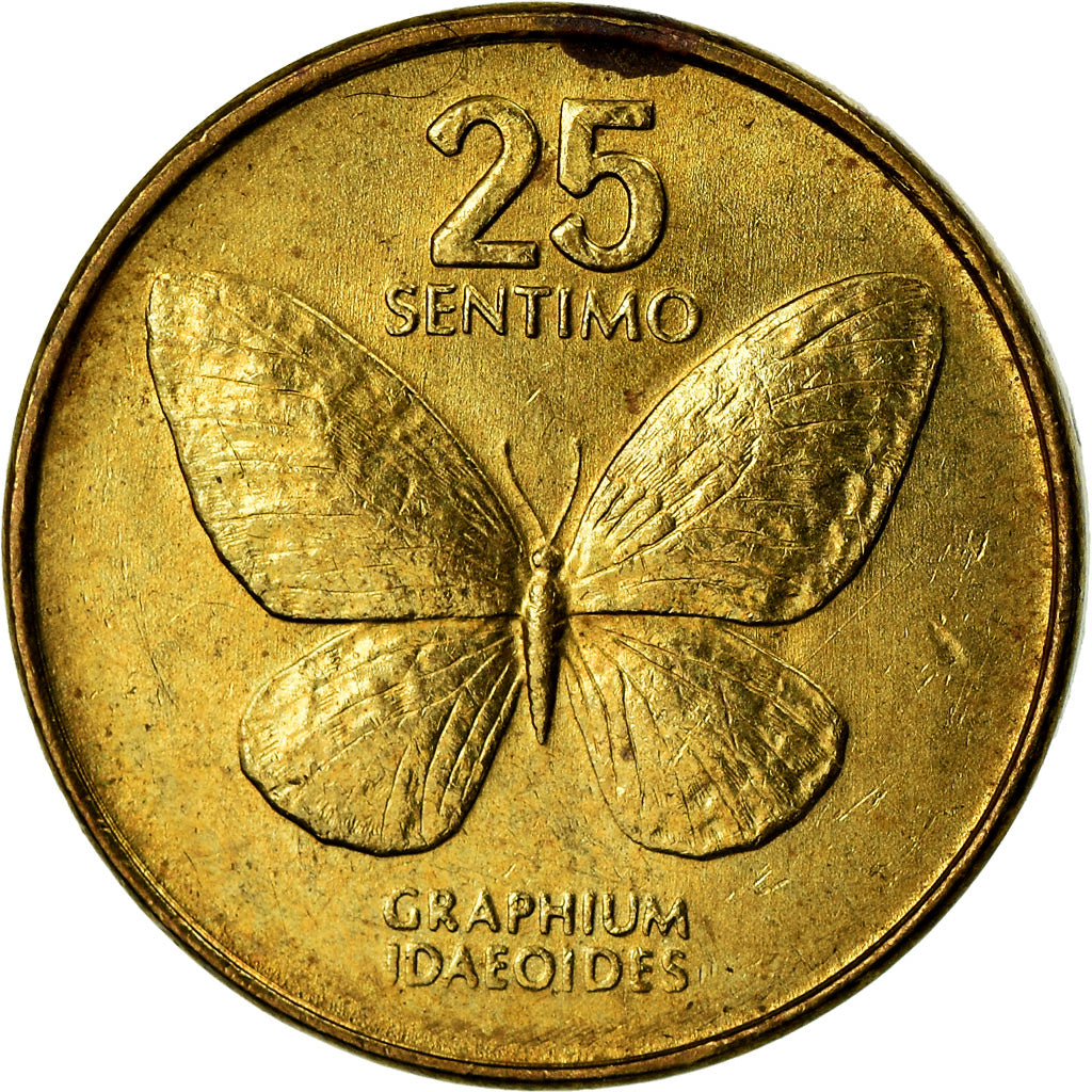 Coin, Philippines, 25 Sentimos, 1991, VF(30-35), Brass, KM:241.2
