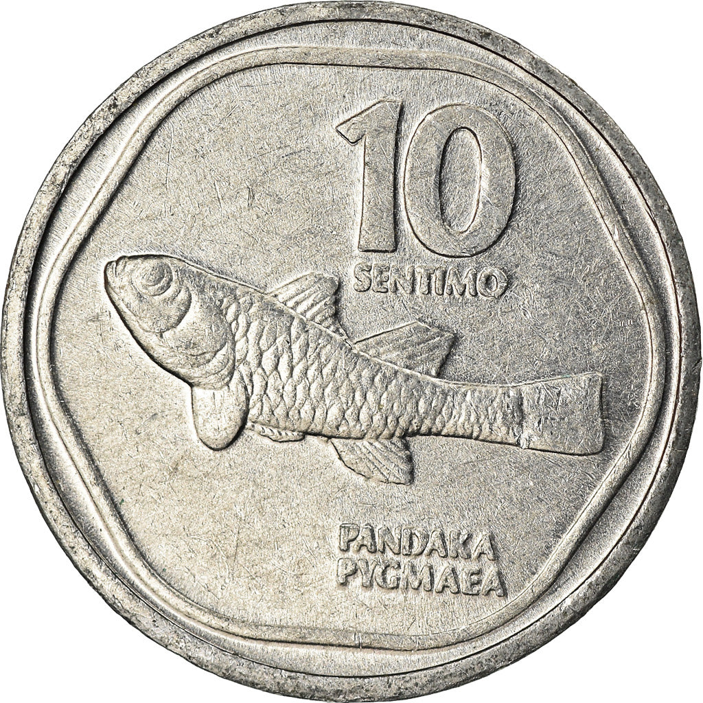 Monnaie, Philippines, World Conference on Fisheries, 10 Sentimos, 1990, TTB