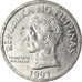 Coin, Philippines, 10 Sentimos, 1991, EF(40-45), Aluminum, KM:240.2