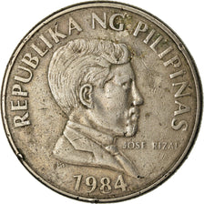 Coin, Philippines, Piso, 1984, EF(40-45), Copper-nickel, KM:243.1