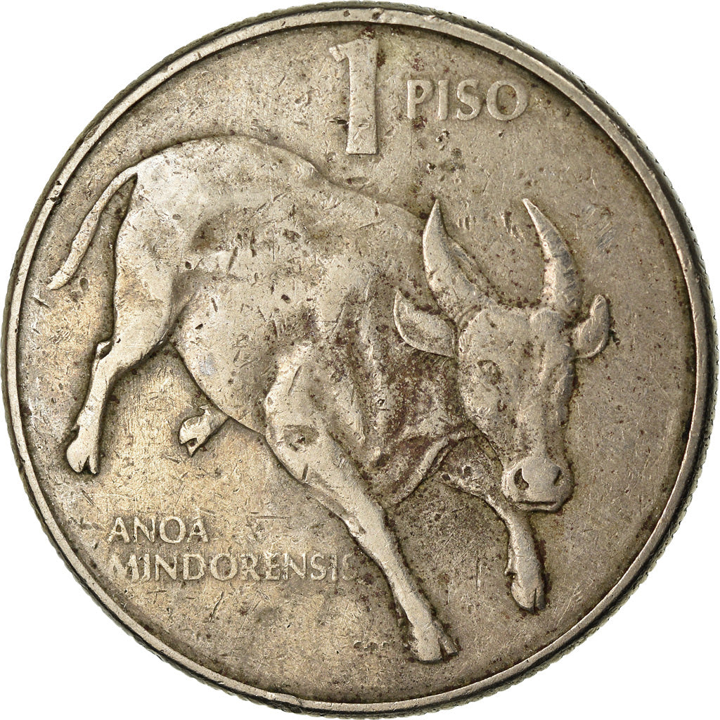 Coin, Philippines, Piso, 1984, EF(40-45), Copper-nickel, KM:243.1
