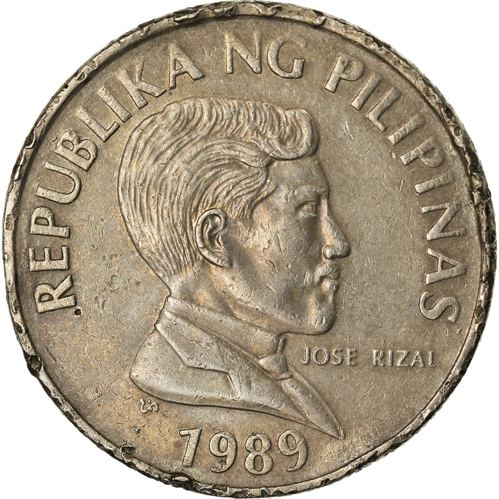 Coin, Philippines, Piso, 1989, VF(20-25), Copper-nickel, KM:243.1