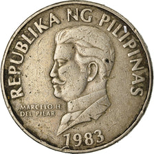 Coin, Philippines, 50 Sentimos, 1983, VF(20-25), Copper-nickel, KM:242.1