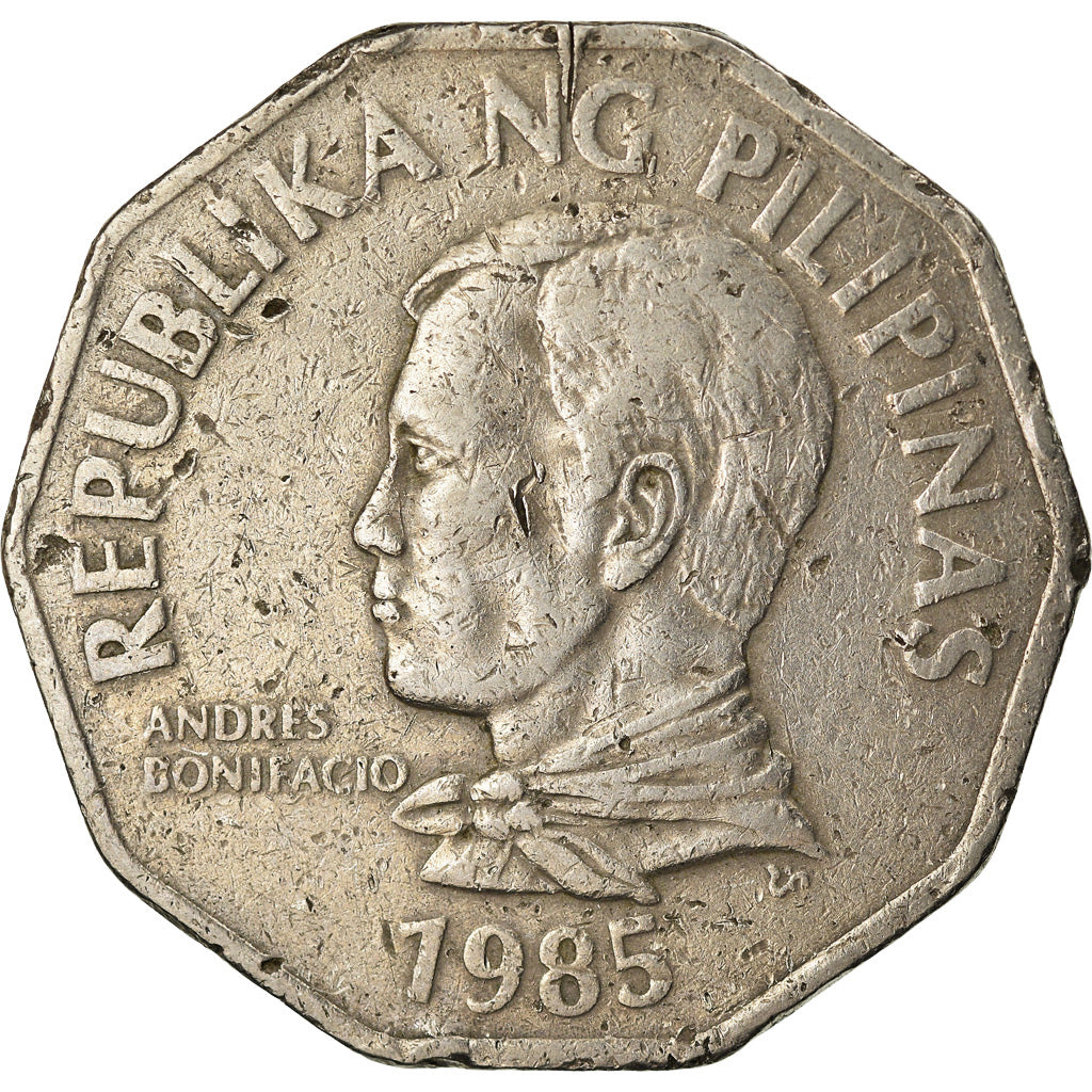 Coin, Philippines, 2 Piso, 1985, VF(20-25), Copper-nickel, KM:244