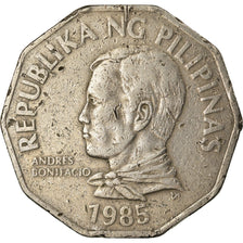 Coin, Philippines, 2 Piso, 1985, VF(20-25), Copper-nickel, KM:244