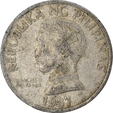 Coin, Philippines, 10 Sentimos, 1987, VF(20-25), Aluminum, KM:240.2