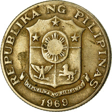 Coin, Philippines, 10 Sentimos, 1969, EF(40-45), Copper-nickel, KM:198