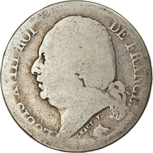 Moneda, Francia, Louis XVIII, Louis XVIII, 2 Francs, 1824, Bayonne, BC, Plata
