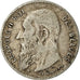 Monnaie, Belgique, 50 Centimes, 1909, B+, Argent, KM:60.1